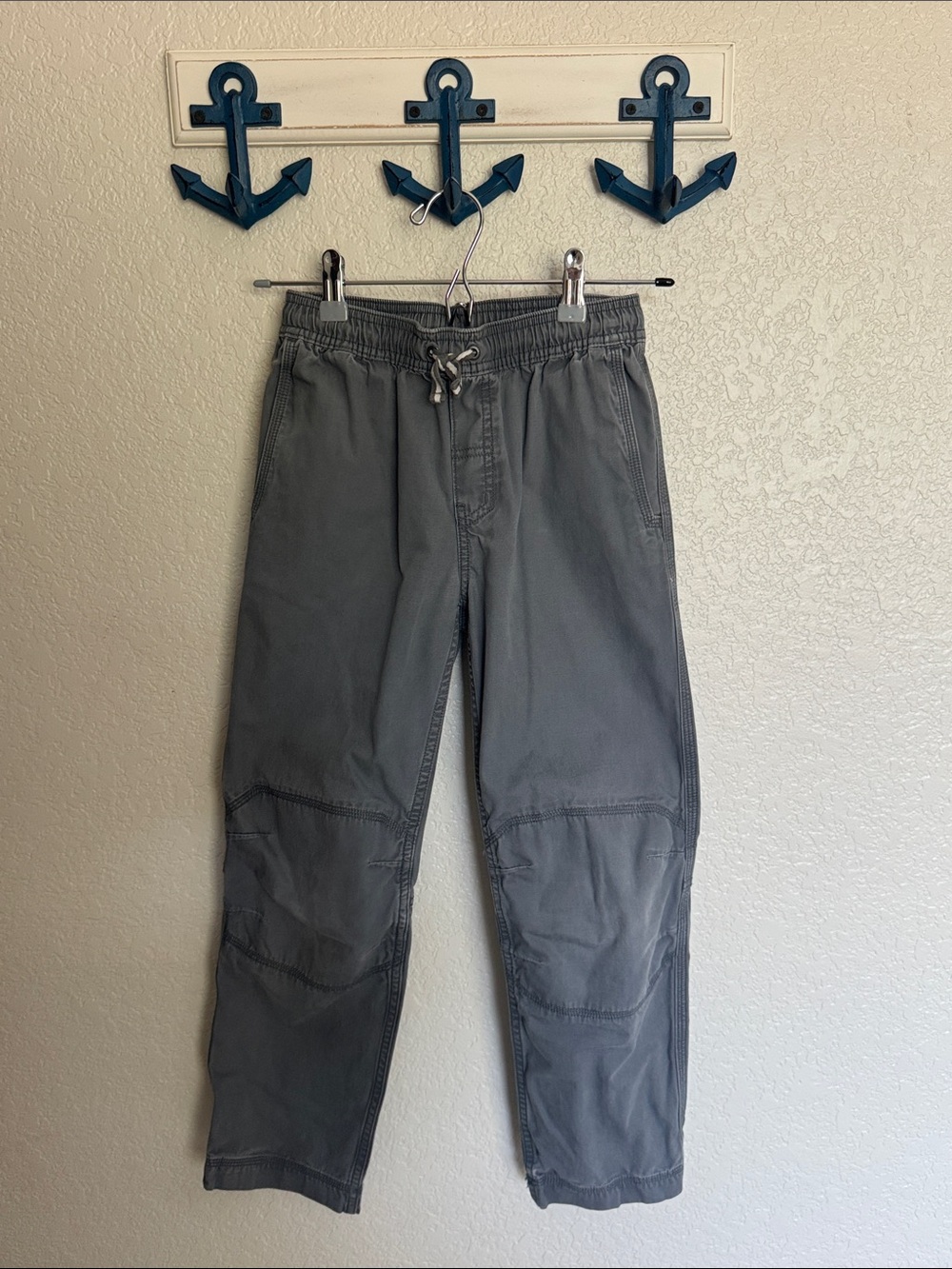 Double Knee Pants In Cotton Twill